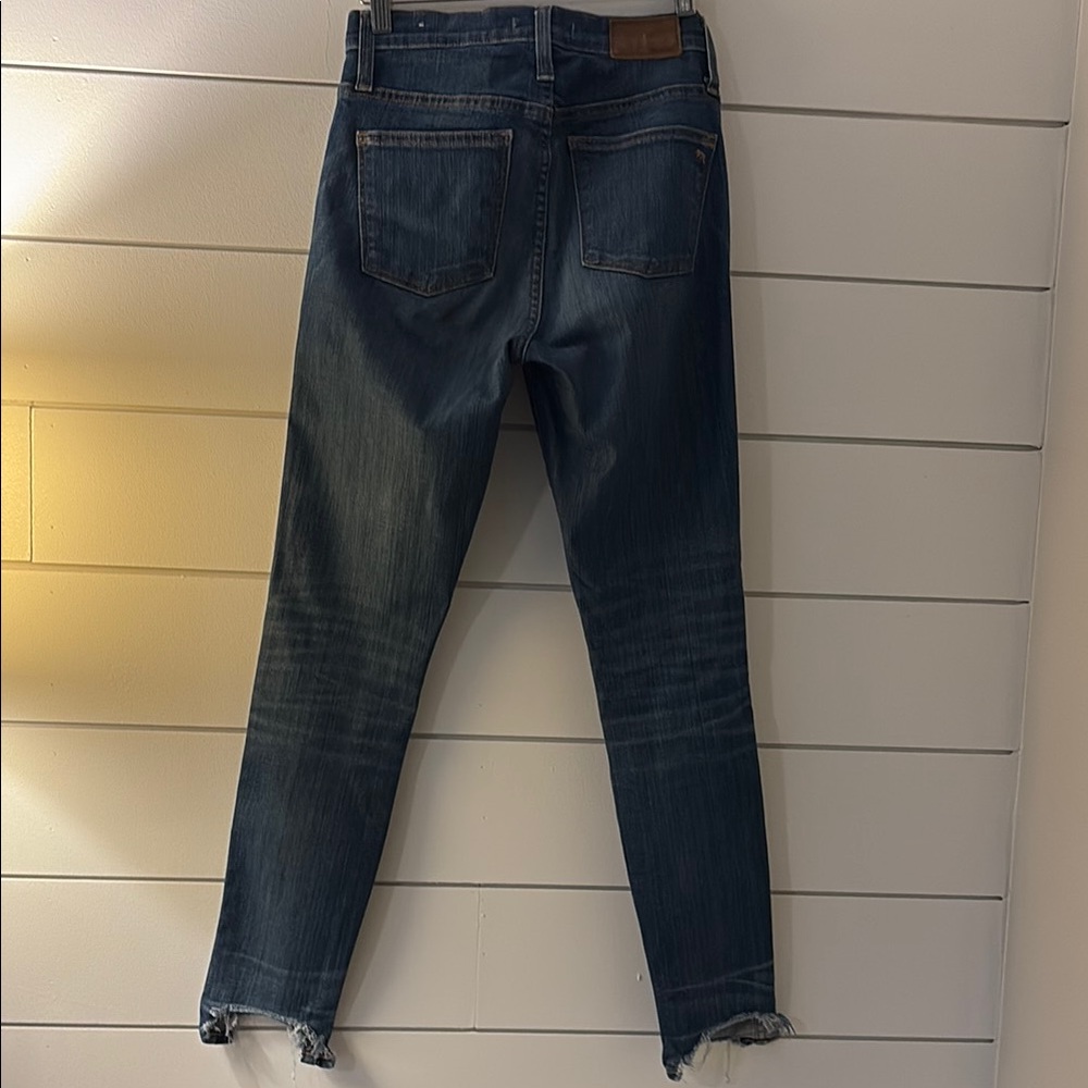 Madewell 10” High Button Fly Rise Skinny Jeans - Picture 4 of 6